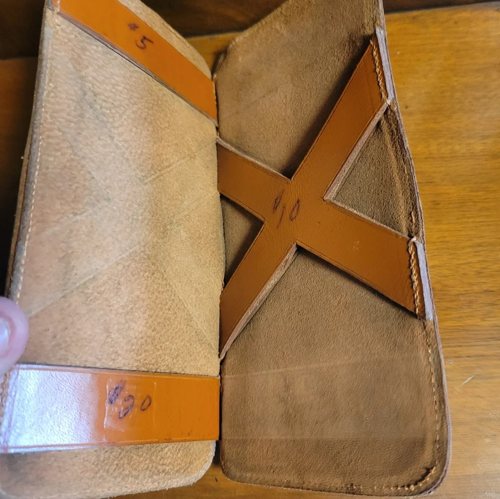 Handcrafted Leather Bill Holder